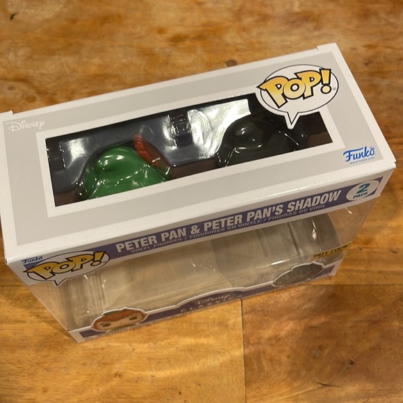 Funko Pop! Peter Pan & Peter Pan’s Shadow 2 Pack Vinyl Figures Disney Classics - Picture 3 of 7
